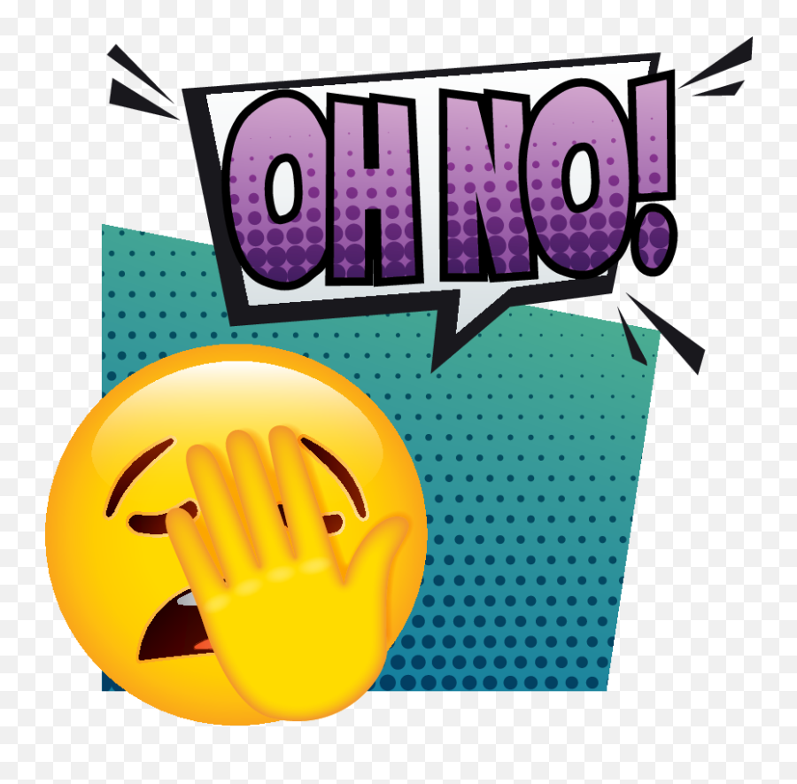 Emoji U2013 The Official Brand Oh No - Weary Face Facepalming Oh No Sticker Png,No Emoji Png