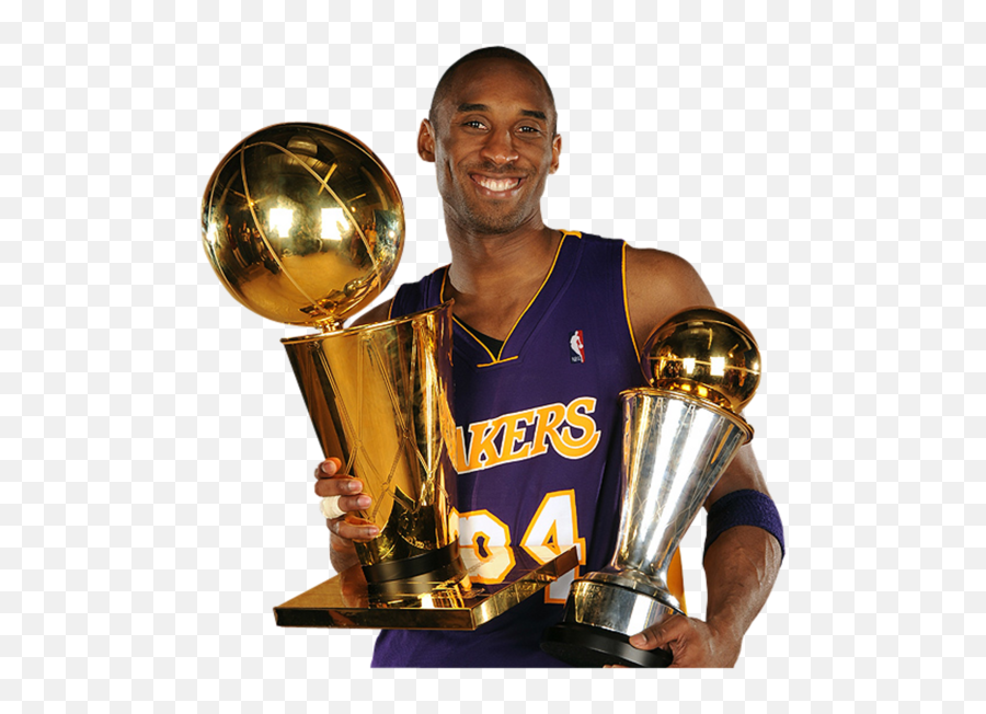 Download Hd Kobe Bryant - 1100 Words You Need To Know Book Kobe Bryant Holding Trophies Png,Kobe Bryant Png