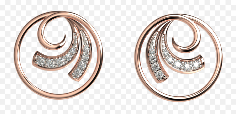 Circulo Diamond Earrings - Earrings Png,Gold Circle Png