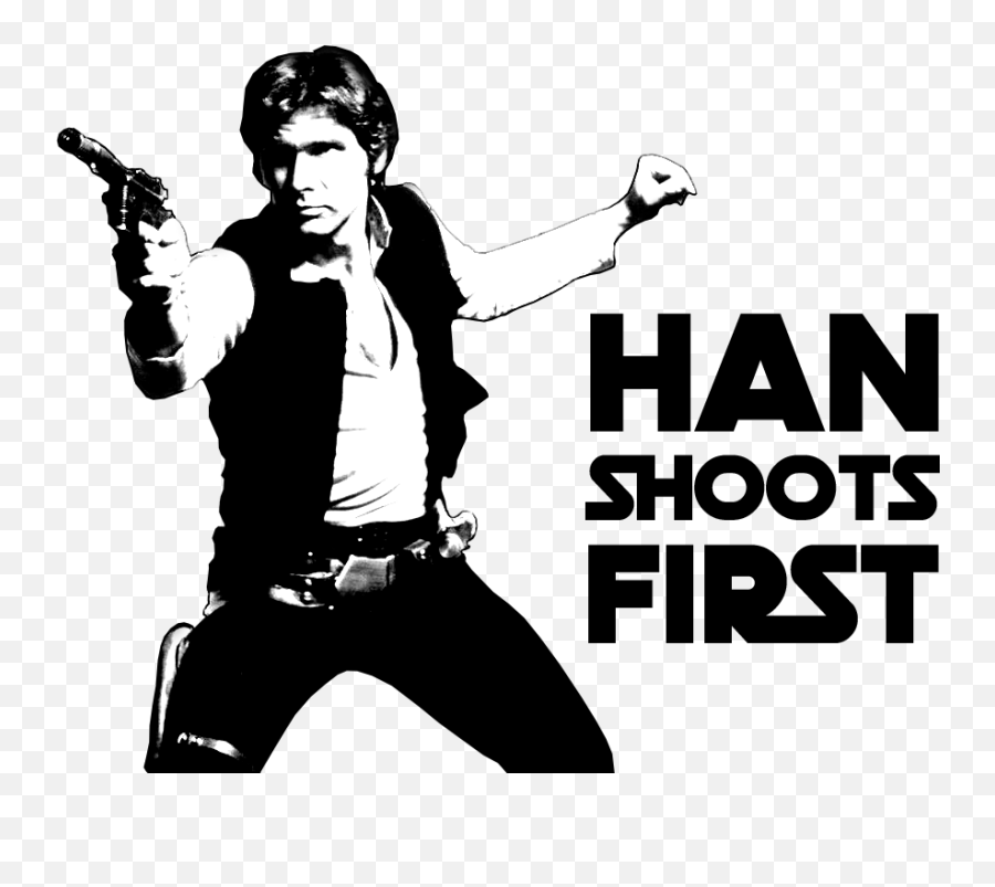 Han shoots first. Хан Соло. Han solo shoots first. Хан Соло лого.