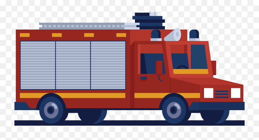 Fire Truck Png With Transparent Background - Fire Engine,Firetruck Png