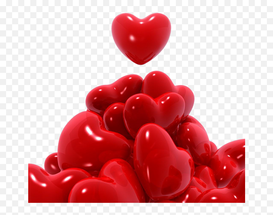 Dashing Heart Balloons Png - 3d Heart No Background,Heart Balloons Png