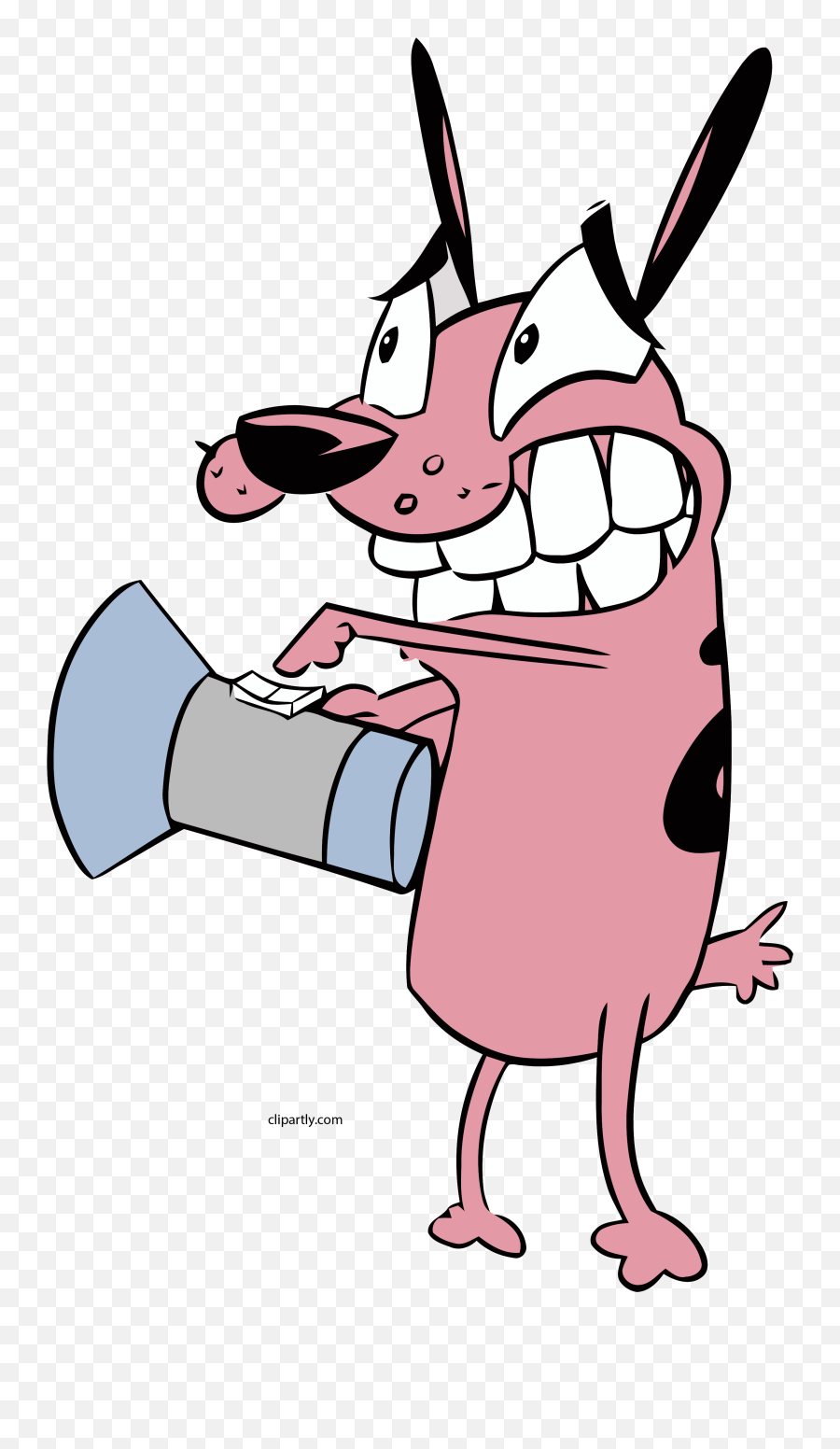 Courage The Cowardly Dog Clipart Png - Courage The Cowardly Dog,Courage The Cowardly Dog Png