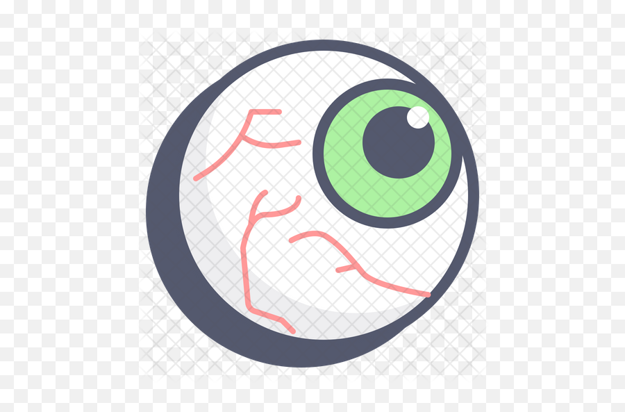 Eyeball Emoji Icon - Eyeball Outline Png,Creepy Eyes Png
