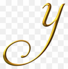 Letras Doradas Png Que Os Parecio Recordad Acepto - Letra Y Png,Letras Png