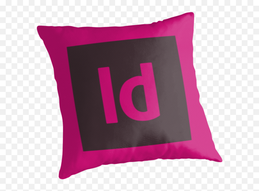 Download Quot Adobe Indesign Icon Throw Pillows By - Decorative Png,Indesign Logo Png