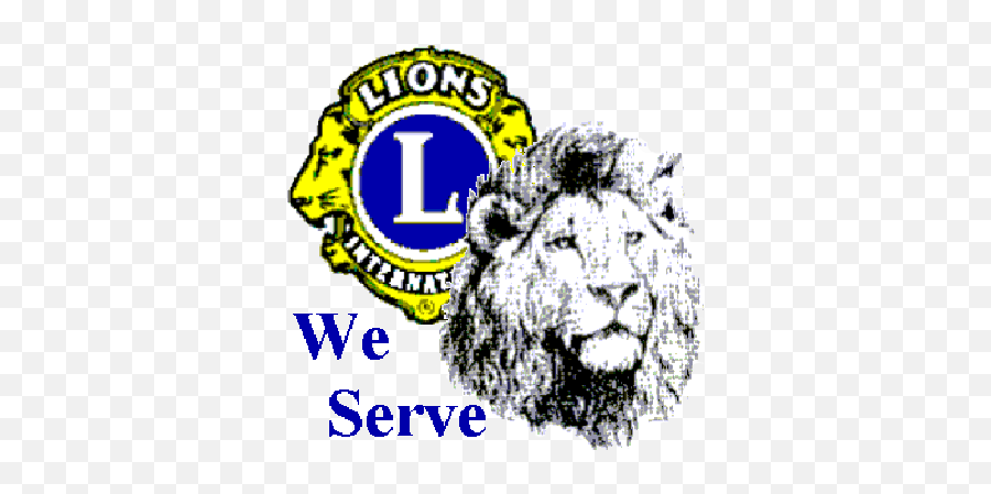 Download Sociology Leo Clubs Lions Logo - Lions Club We Serve Logo Png,Lions Logo Png