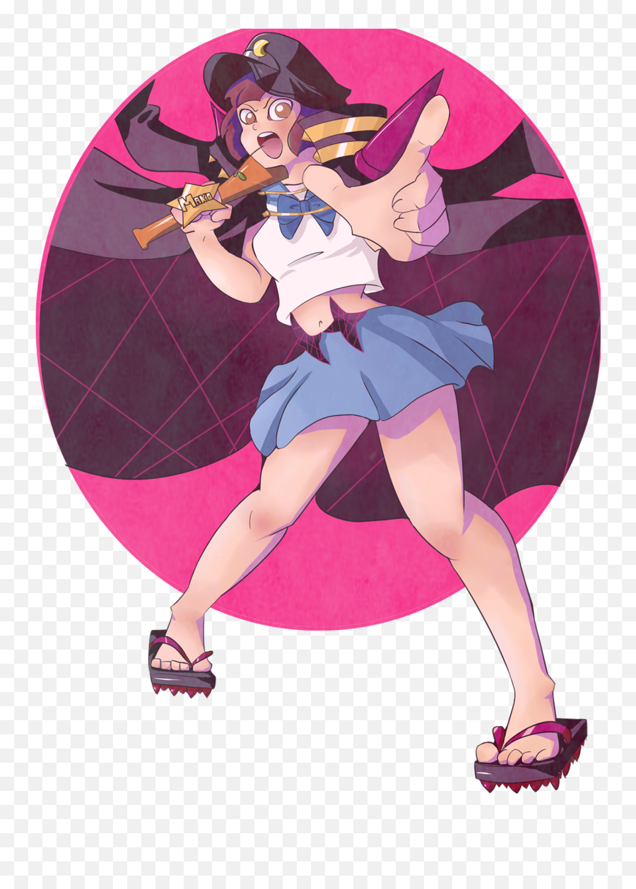 Mako Mankanshoku Of Kill La By Fluorensencia U2014 Steemit - Kill La Kill Mako Chibi Png,Kill La Kill Png