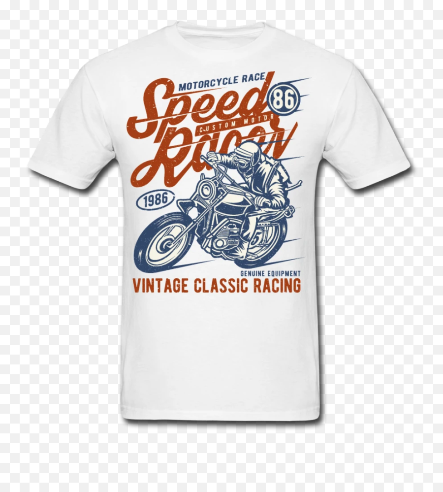 Details About Motorcycle Race - Speed Racer Vintage Classic Bike Racing Menu0027s Tshirt Motorcycle Design T Shirt Png,Speed Racer Png