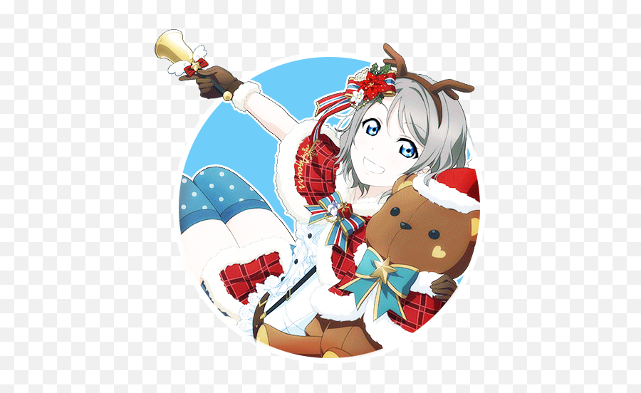 Aqours Christmas Set Icon Pack - Love Live Christmas Anime Icon Png,Anime Christmas Icon