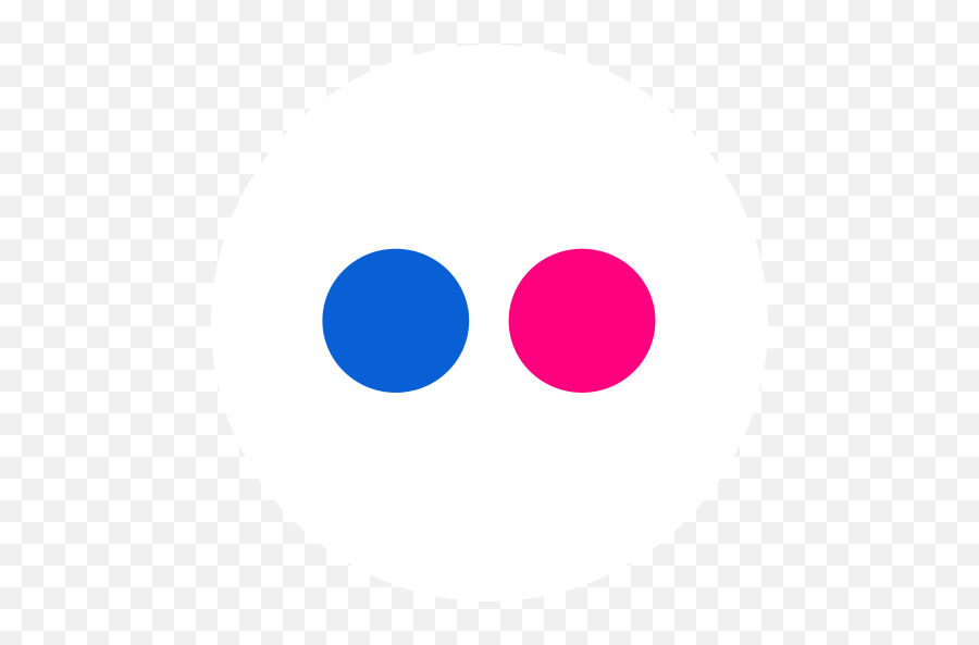 Flickr Logo Free Icon Of Social - Circle Flickr Icon Png,Flickr Icon