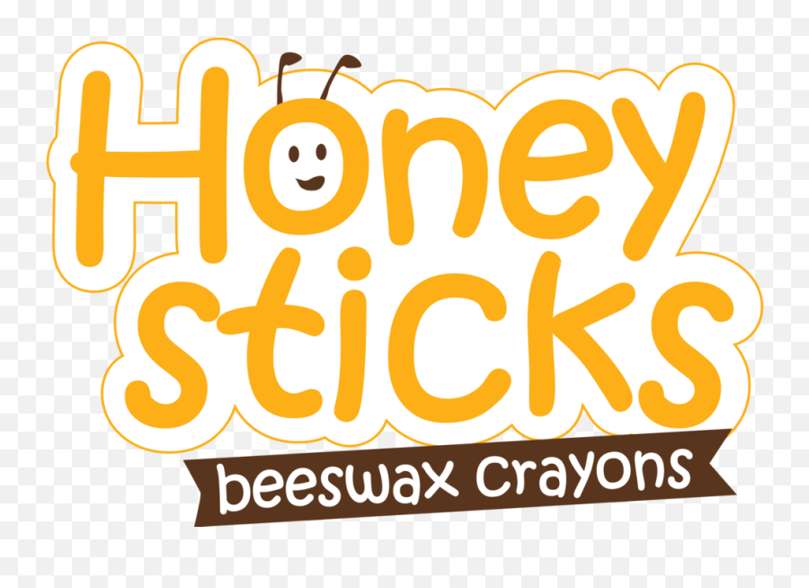 Yellow Crayon Png - Honey Sticks Logo Transparent Cartoon Illustration,Crayons Png