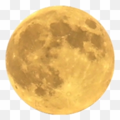 Full Moon Png Image With Transparent - Yellow Full Moon Png,Moon Transparent Background