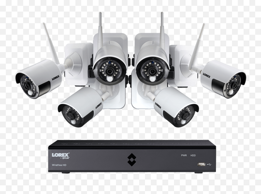 Wire - Free Security Camera System Lorex Decoy Surveillance Camera Png,Security Camera Icon Free