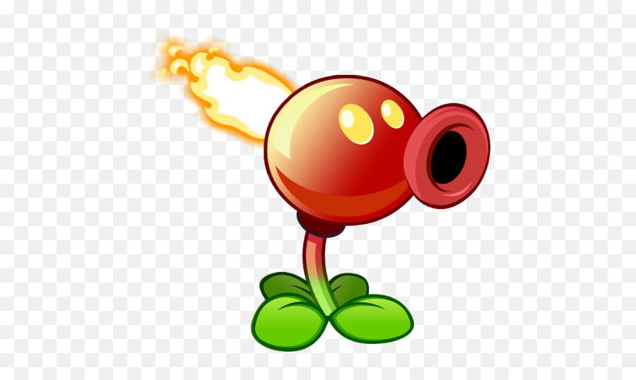 Plants Vs - Plants Vs Zombies Fire Peashooter Png,Plants Vs Zombies 2 Icon