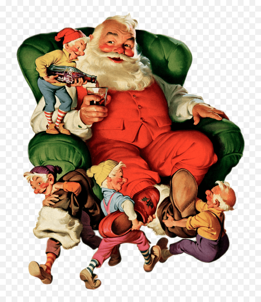 Coca Cola Vintage Santa Claus Transparent Png - Stickpng Merry Christmas Hip Hop,Santa Png