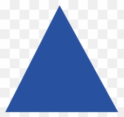 Triangle Bleu Png 2 Image - Üçgen Ekli,Blue Triangle Png