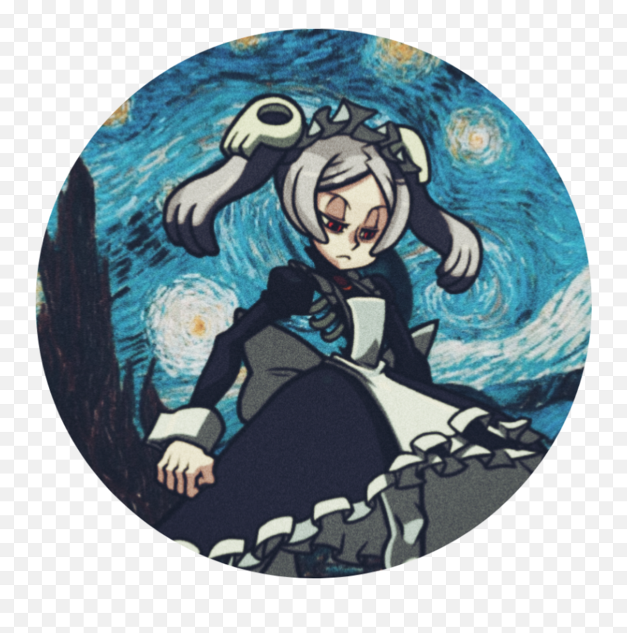 The Most Edited Skullgirls Picsart - Starry Night Png,Valentine Skullgirls Icon