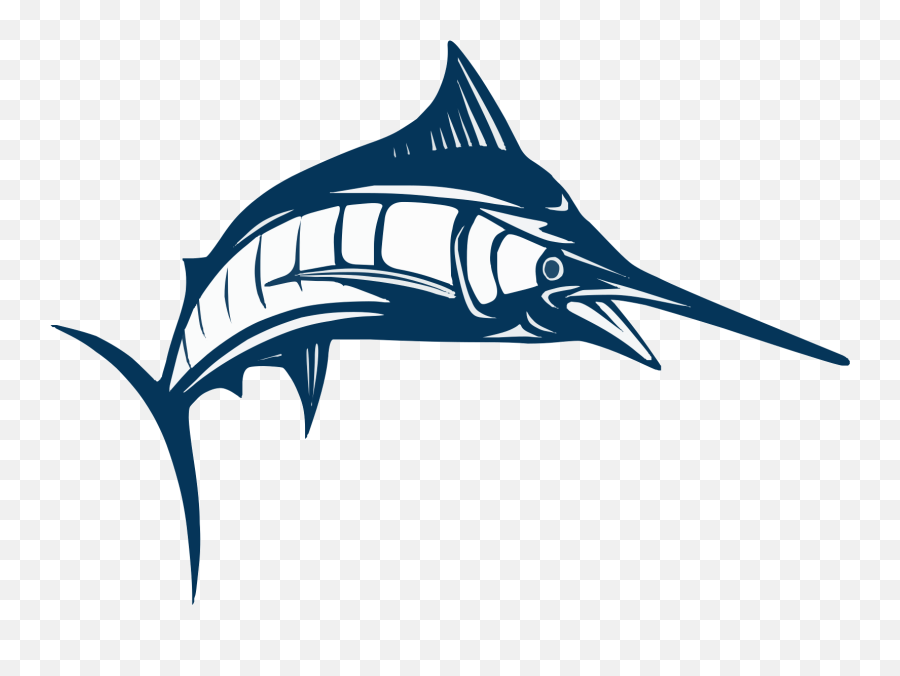 Svg Vector Fish 24 Clip Art - Swordfish Clip Art Png,Marlin Icon Svg