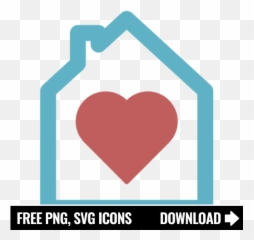 Free Home Heart Icon Symbol Download In Png Svg Format - Motorcycle Delivery Png