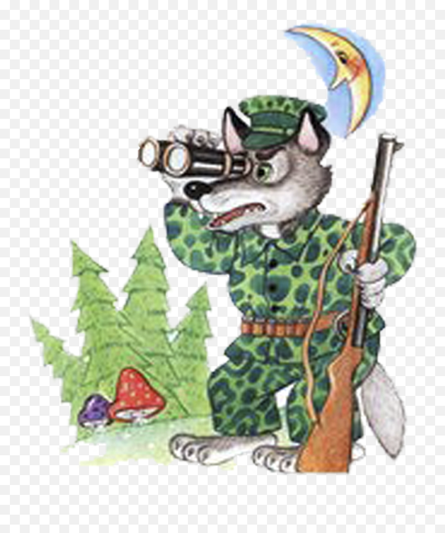Wolf Clipart Stock Images Free Download - Cartoon Png,Cartoon Gun Png