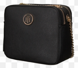 Black Tommy Hilfiger Shoulder Bag Camera Icon - For Women png