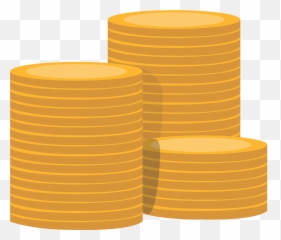 Golden Coin Stacks As An Illustration Free Image Download - Dinero Ahorro Png