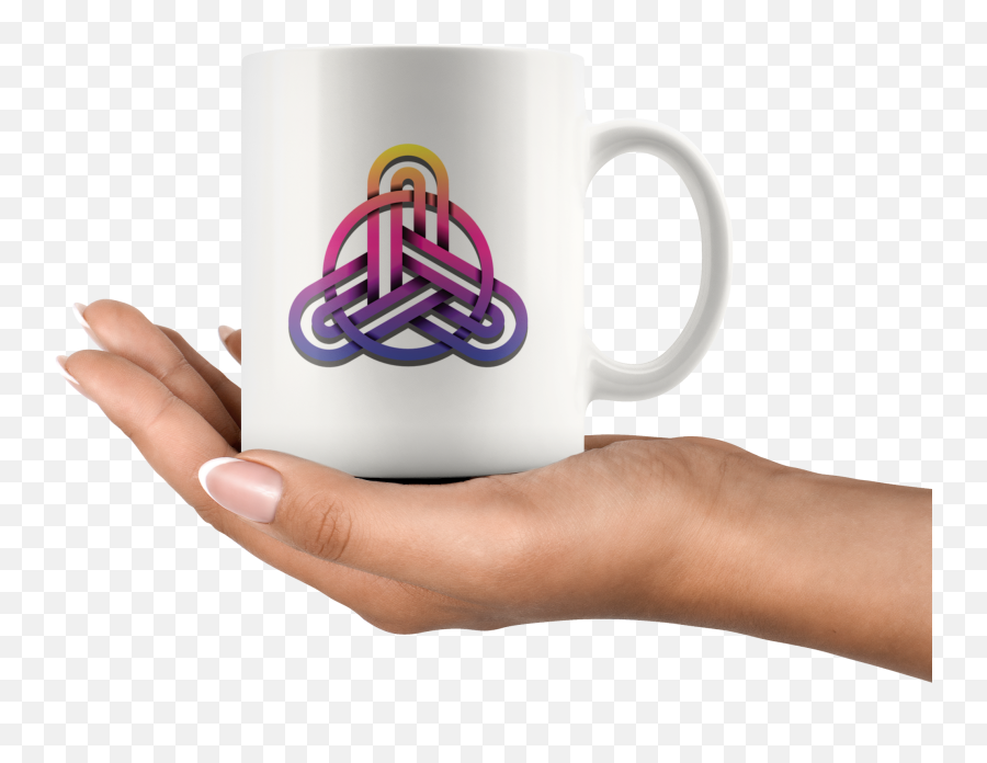 Celtic Knot Trinity Symbol Triquetra Coffee Mug Pagan - My Heart Beets For You The Office Png,Triquetra Png