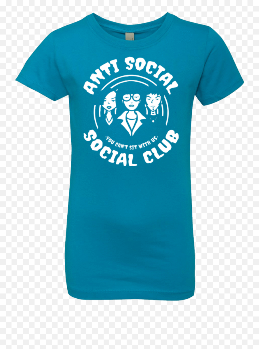 Anti - Social Club Girls Premium Tshirt U2013 Pop Up Tee Short Sleeve Png,Social Club Icon