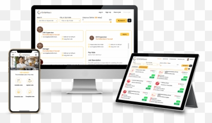 Job Search App In Us Seekers Extrahourz - Website And Development Png