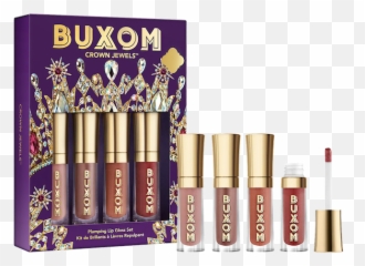 Sephora Holiday 2021 Best Beauty Gift Sets With Omg Values - Buxom Crown Jewels Plumping Lip Gloss png