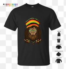 Reggae Dreads Bigfoot T Shirt Png