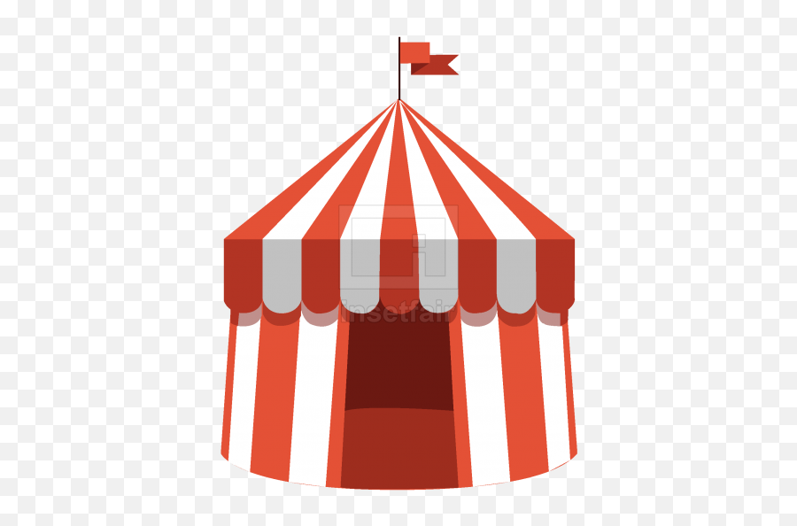 Red And White Circus Tent Free Vector Image From Insetfair - Circus Icon Png,Tenet Icon