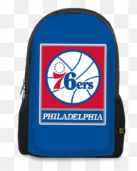 Philadelphia 76ers Printed Backpacks - Philadelphia 76ers Png,76ers Png