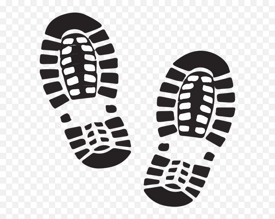 Footprint Shoe Print Icons Carbon - Free Vector Graphic On Png,Shoe Print Icon