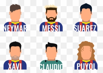 Barcelona Players - Free Vector Graphic On Pixabay Jugadores Del Barcelona Animados Png,Barcelona Png
