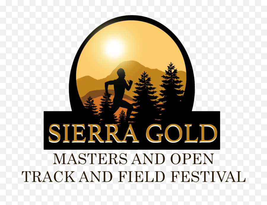 Sierra Gold Masters And Open Track Field Festival - Silhouette Png,Track And Field Png