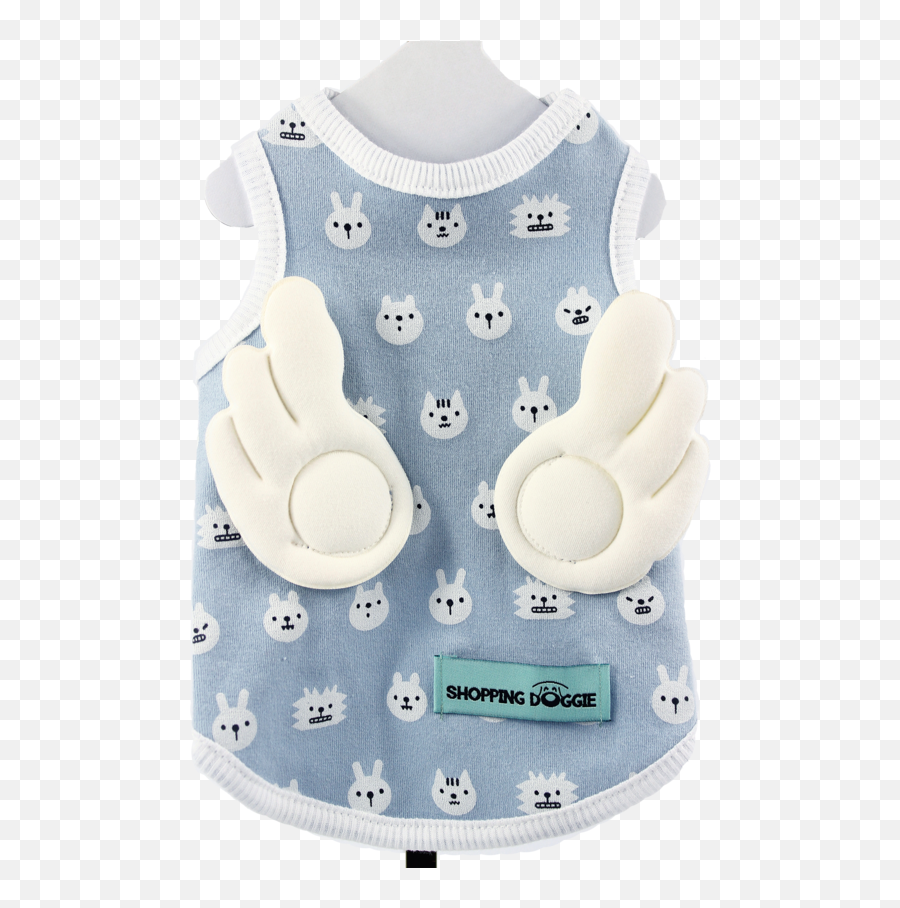 Emoji Tank Top With Angel Wings 2colors U2013 Shopping Doggie - Pattern Png,Angel Emoji Png