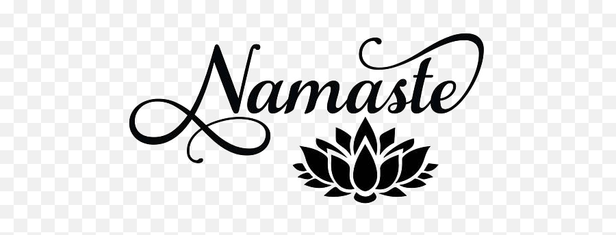 Download Namaste Png Transparent Image - Namaste With Lotus Flower,Namaste Png