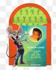 Free Chuck E Cheese Spotlight Online Invitation - Chuck E Cheese Invitations Png,Chuck E Cheese Png