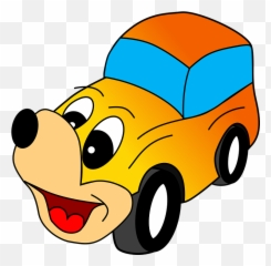 Car Cartoon Dog - Gambar Mobil Lucu Kartun png