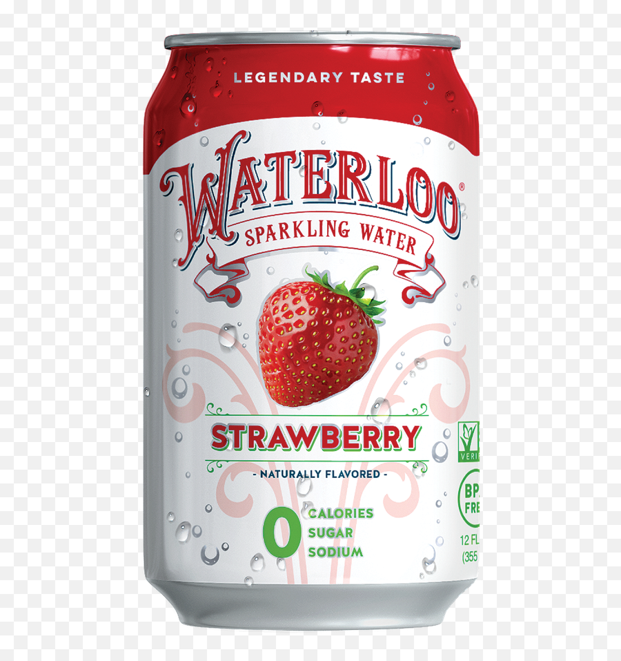 Waterloo Strawberry - Waterloo Sparkling Water Png,Transparent Strawberry