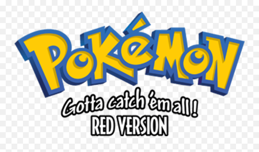 Pokémon Red - Gotta Catch Em All Png,Pokemon Red Logo
