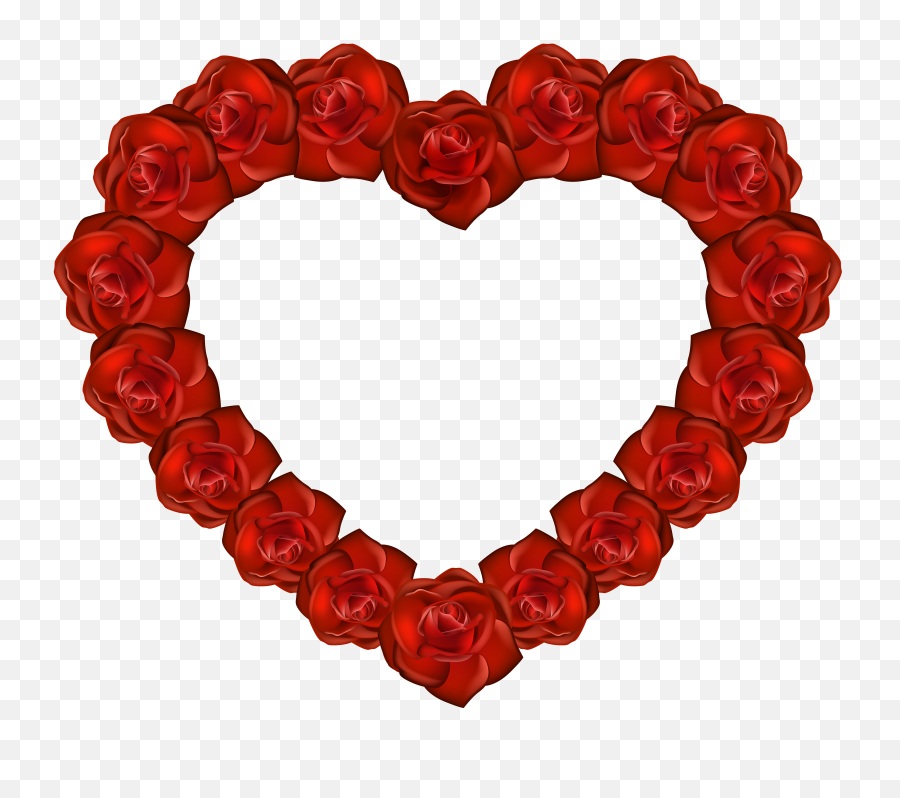 Heart Rose Png Hd - Rose Heart Png Hd,Rose Emoji Png
