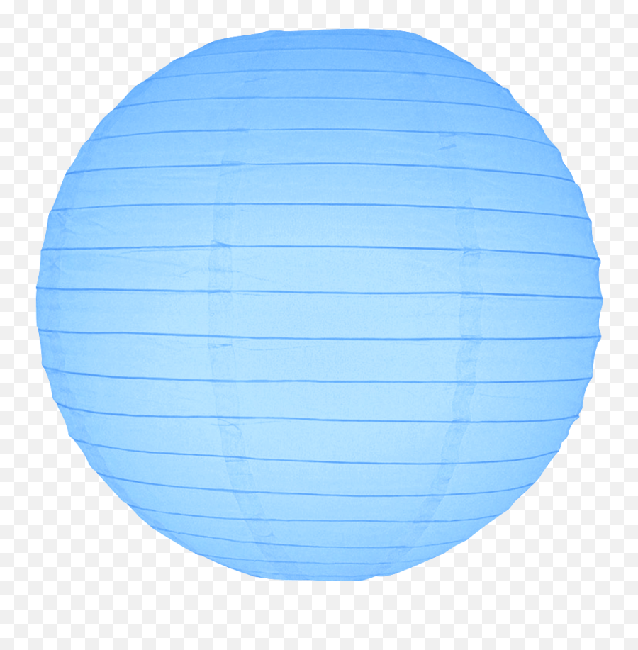 Sky Blue Round Paper Lanterns - Circle Png,Lanterns Png