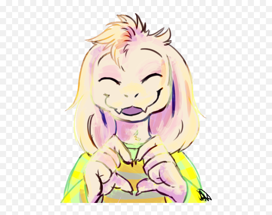 Asriel Making A Heart With His Hands - Undertale Asriel Game Png,Undertale Heart Transparent