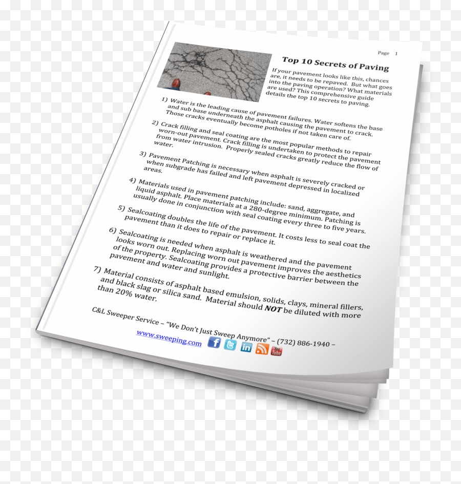 Download The Top 10 Secrets Of Paving U0026 Educate Yourself - Document Png,Pavement Png