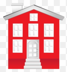 House Home Silhouette Isolated Icon - Casa Roja Dibujo png