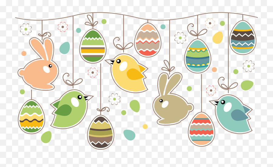 Greeting Note Cards Easter Bunny Hq Png - Ovos De Pascoa Pendurado Png,Easter Bunny Png