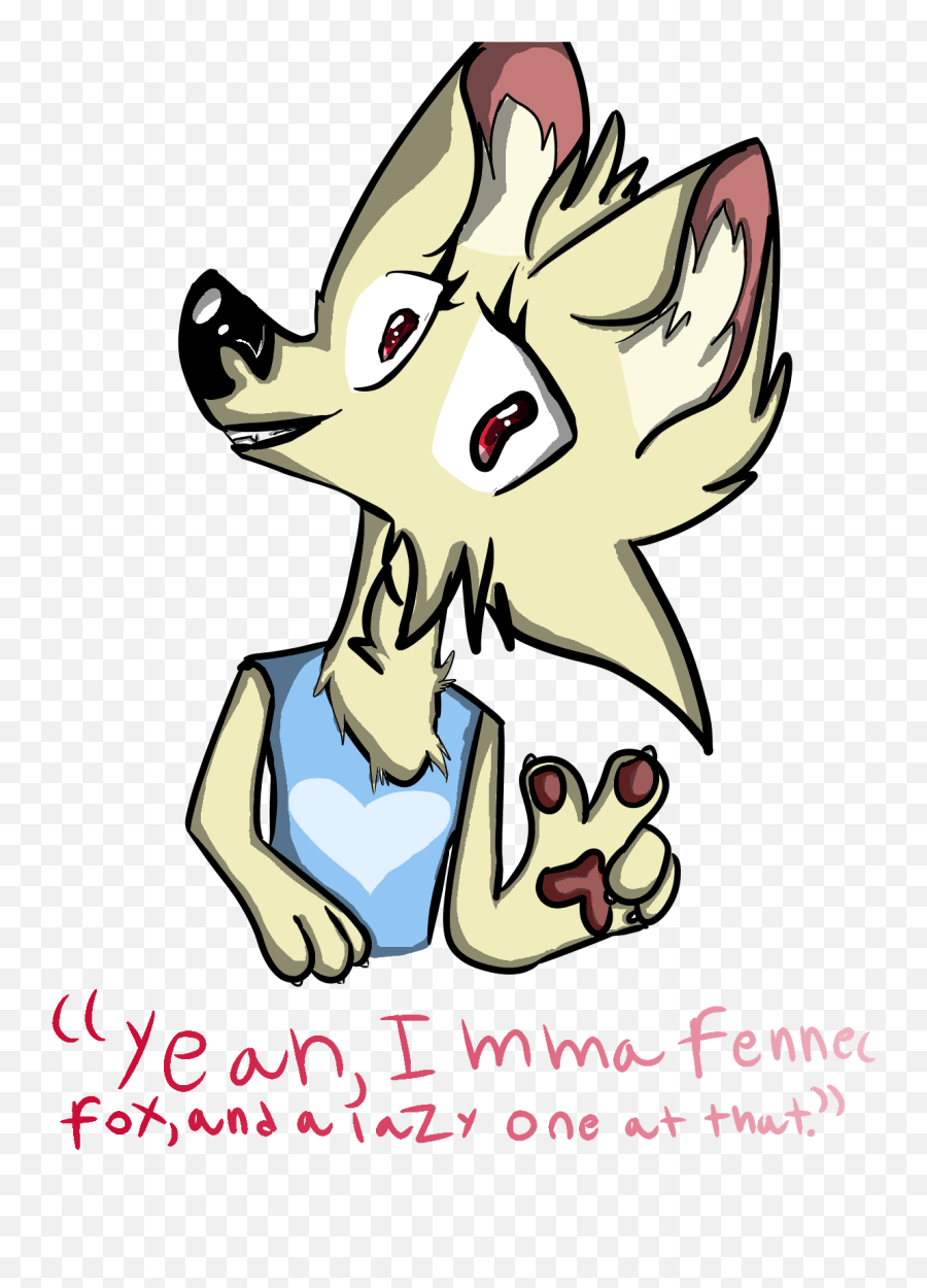 Jenna The Fennec Fox Anthro - Anthro Fennec Fox Png,Fennec Fox Png